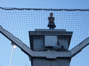 Where is the machine gun?