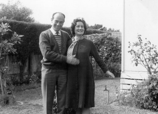 Mum and Dad await the arrival of their new daughter.