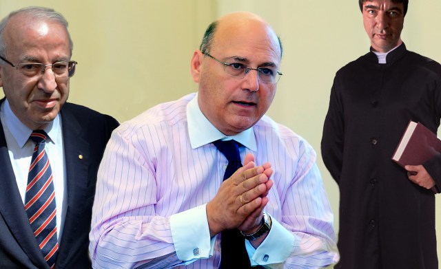 O'Way counsels the Sinister Demons to pray